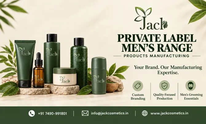 men's range product manufacturer in India Jack Cosmetics