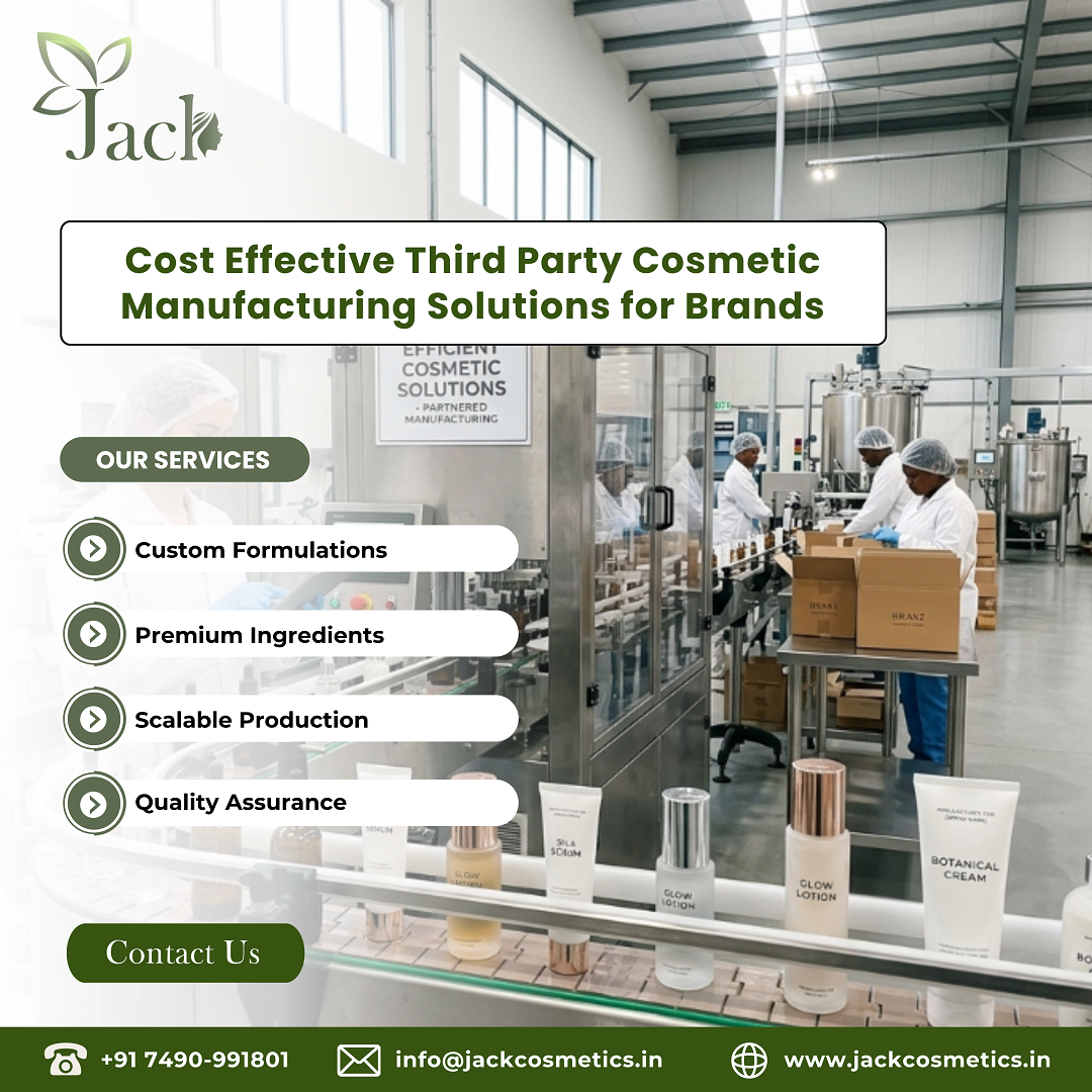 third party cosmetic manufacturing with quality and affordability